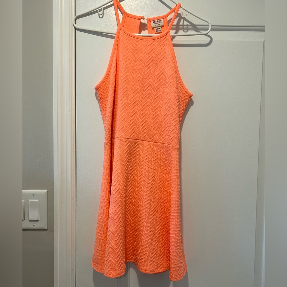 Orange summer dress